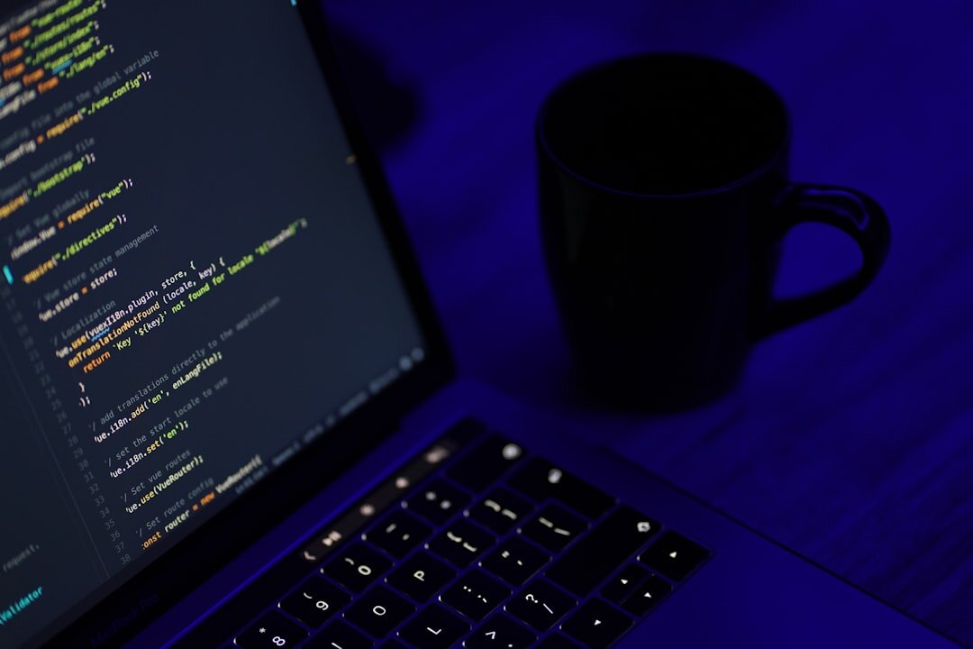 programmer writing code