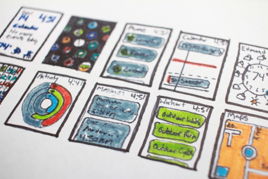 blog layout sketch