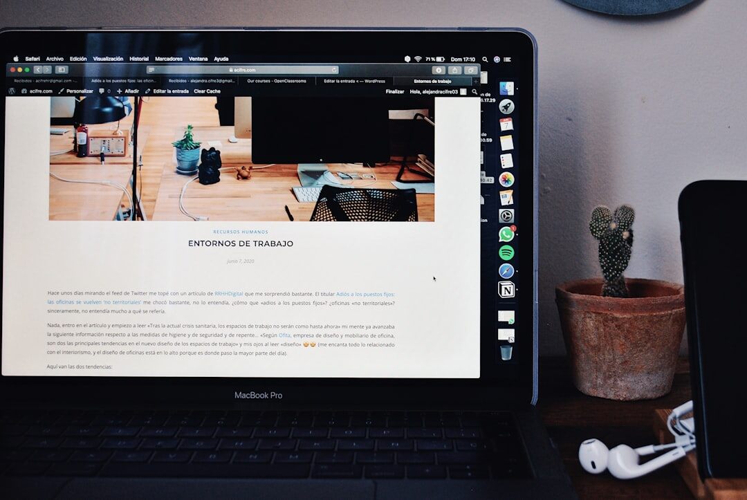 modern blog homepage