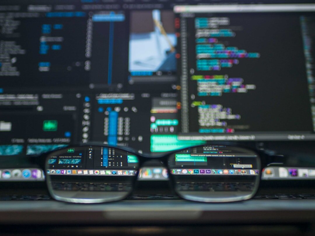 web developer coding